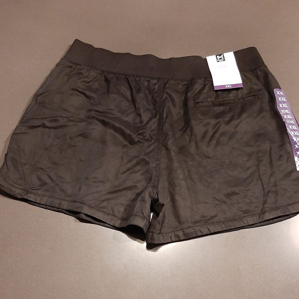 Member’s Mark Tencel Shorts Black XXL NWT 4” Inseam Relaxed Fit